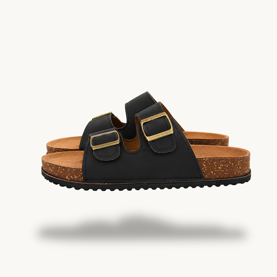 Mirello Brisa — Sandalias Clásicas de Doble Hebilla