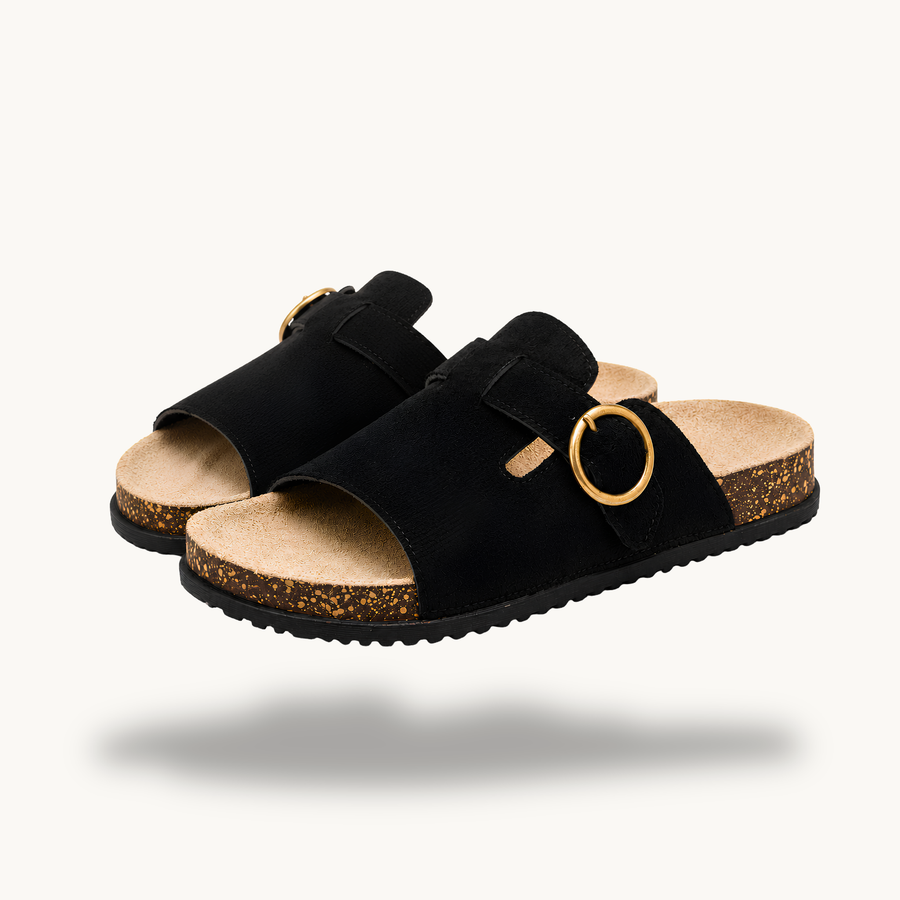 Mirello Aro — Sandalias Slide de Elegancia Relajada