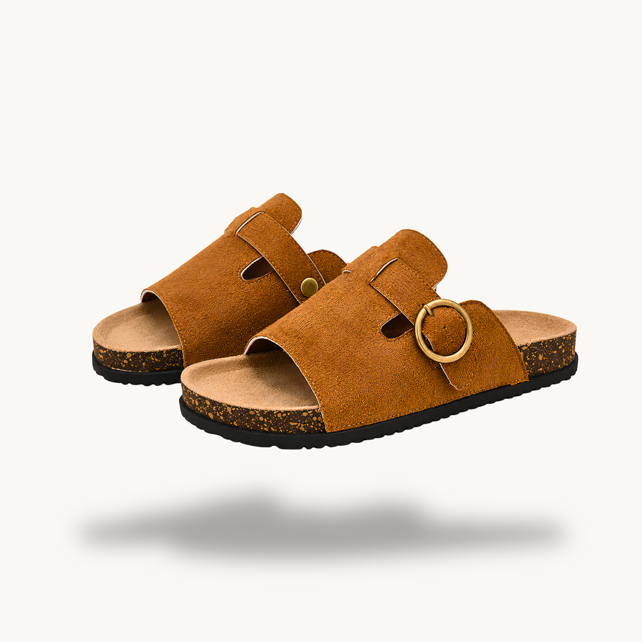 Mirello Aro — Sandalias Slide de Elegancia Relajada