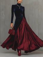 Lira | Bicolor Long Dress