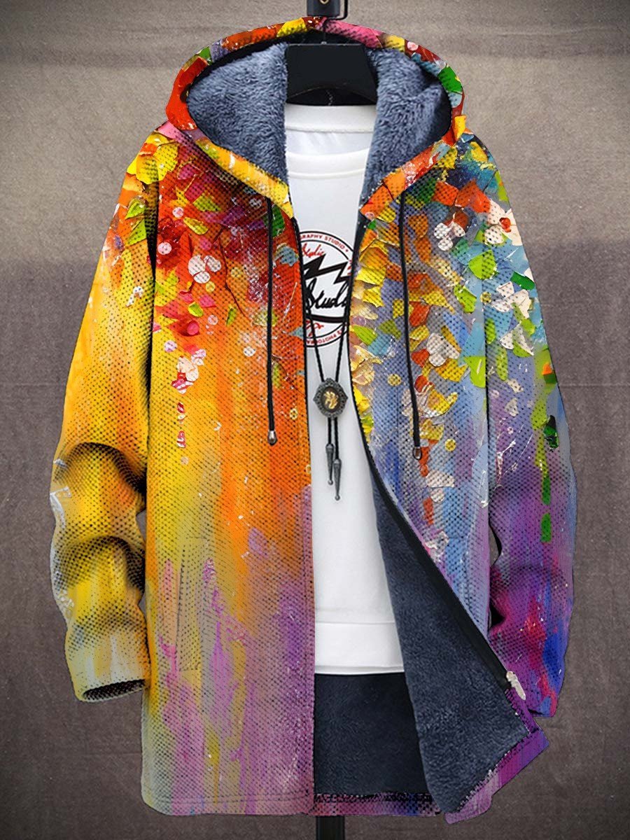 Delia | Artistic Hooded Cardigan
